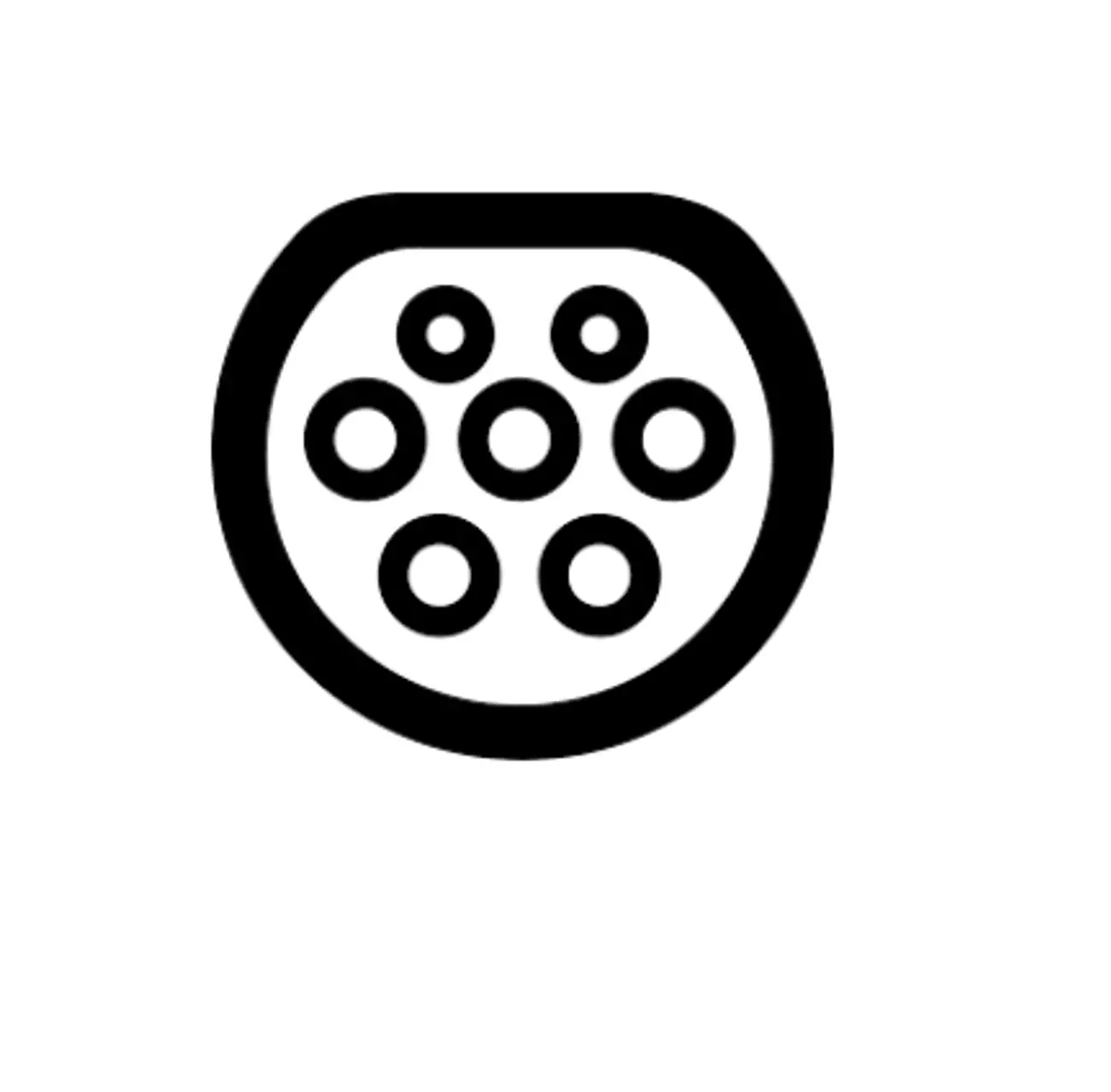 Ikon av Type 2-kontakt.