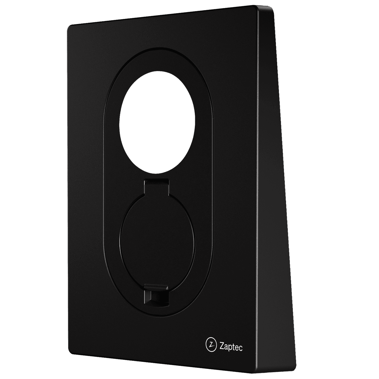 Front cover till Zaptec Go I Asphalt Black (Svart)