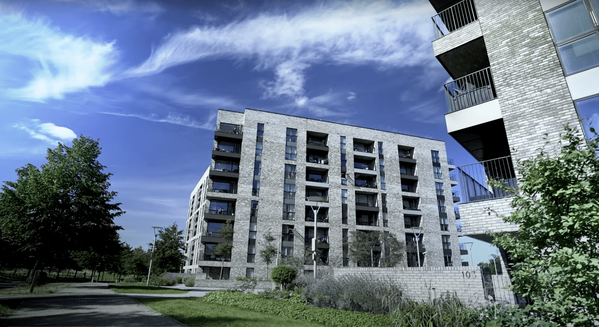 Ein V2B-fähiges Gebäude