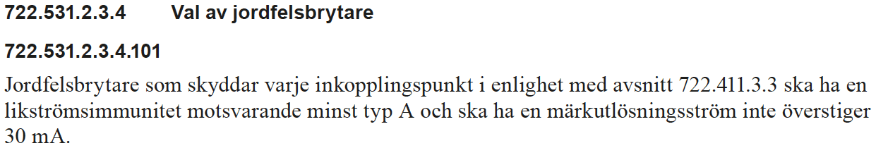 utdrag ur text om elinstallation